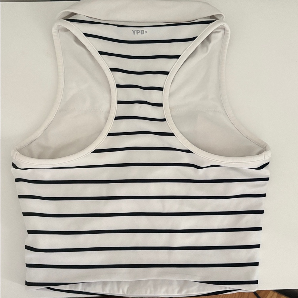 YPB A&F SCULP LUX COLLAR SPORTS BRA TANK - Picture 3 of 3